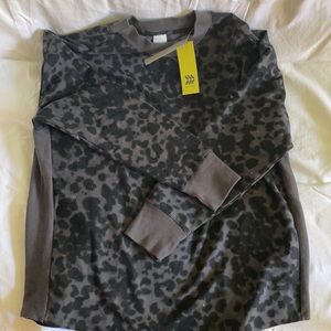 Leopard print sweatshirt. NWT